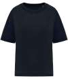 NS327 Native Spirit Ladies Oversize Washed Effect T-Shirt Washed Navy colour image